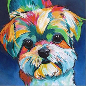 Yorkie Colors Diamond Painting Kit - DIY