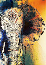 Load image into Gallery viewer, Elephant Pattern Diamond Painting Kit - DIY
