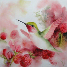 Load image into Gallery viewer, Hummingbird Flowers Diamond Painting Kit - DIY
