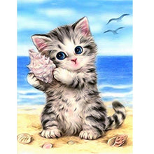 Load image into Gallery viewer, Cat Full Square Diamond Painting Kit - DIY
