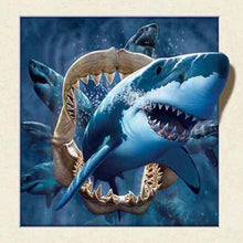 Load image into Gallery viewer, Shark Animal Diamond Painting Kit - DIY
