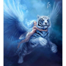Load image into Gallery viewer, Angels And Tigers Diamond Painting Kit - DIY
