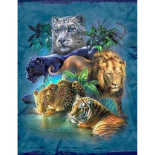 Load image into Gallery viewer, Tiger Leopard Lion Diamond Painting Kit - DIY
