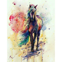 Load image into Gallery viewer, Multi Color Horse Diamond Painting Kit - DIY
