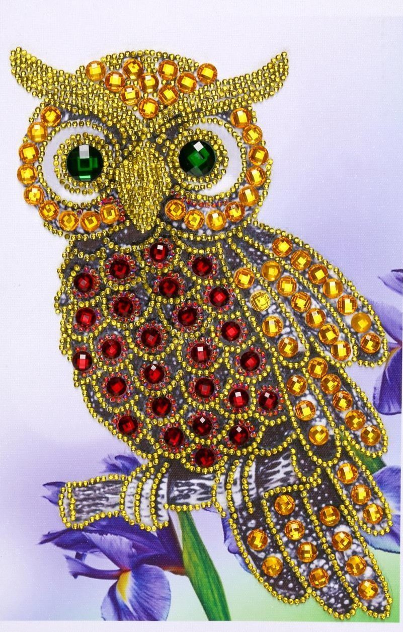 Owl Special Shapes Diamond Painting Kit - DIY