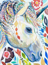Load image into Gallery viewer, Watercolor Unicorn Diamond Painting Kit - DIY
