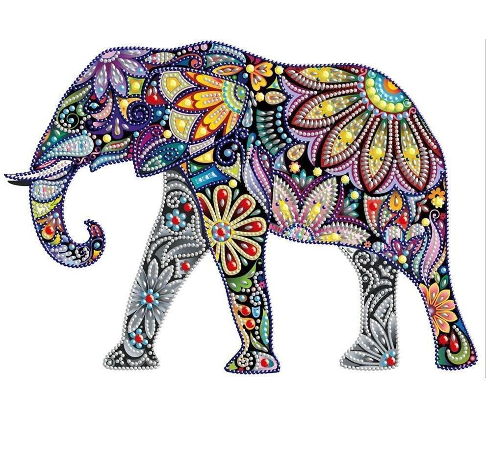 Special Shaped Elephant Diamond Painting Kit - DIY
