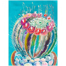 Load image into Gallery viewer, Watercolor Cactus Diamond Painting Kit - DIY
