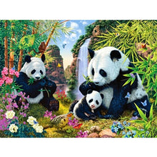 Load image into Gallery viewer, Panda Family Diamond Painting Kit - DIY

