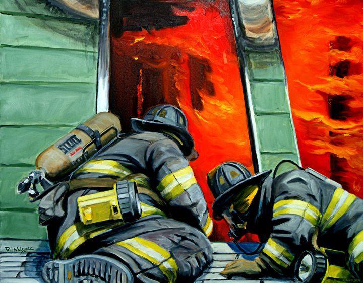 5d Fireman Firefighter Diamond Painting Kit - Premium-1