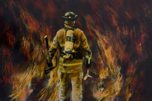 Load image into Gallery viewer, 5d Fireman Firefighter Diamond Painting Kit Premium-25
