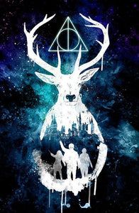 Luminous Deer Diamond Painting Kit - DIY