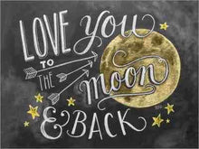 Load image into Gallery viewer, Love You Moon Diamond Painting Kit - DIY
