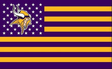 Load image into Gallery viewer, Minnesota Vikings Flag Diamond Painting Kit - DIY
