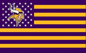 Minnesota Vikings Flag Diamond Painting Kit - DIY