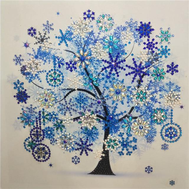 Special Shaped Flower Tree Diamond Painting Kit - DIY