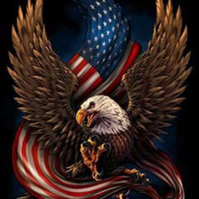 Load image into Gallery viewer, Eagle American Flag Diamond Painting Kit - DIY
