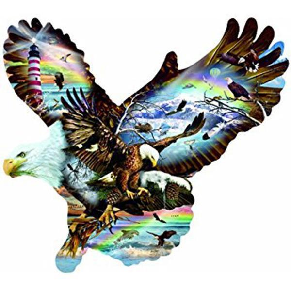 Eagle In Eagle Diamond Painting Kit - DIY